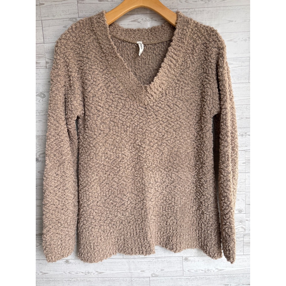 Vintage Brown sweater Womens Small oversized grunge‎ granola cabincore comfy